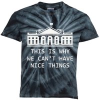 This Is Why We CanT Have Nice Things Freedom Libertarian Kids Tie-Dye T-Shirt