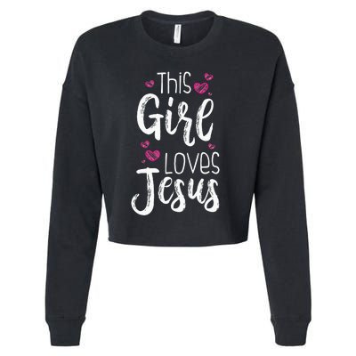 This Is What An Awesome Daughter Looks Like Cropped Pullover Crew