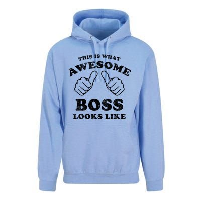 This Is What Awesome Boss Looks Like Unisex Surf Hoodie