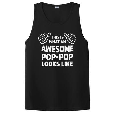 This Is What An Awesome Poppop Looks Like Funny Grandpa PosiCharge Competitor Tank