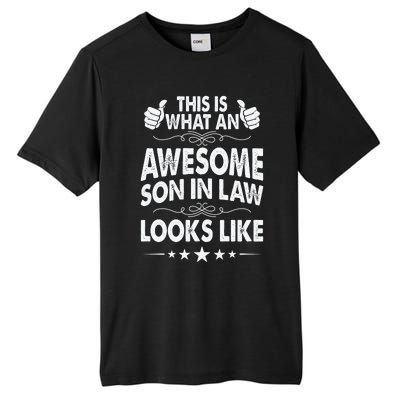 This Is What An Awesome Son In Law Looks Like Tall Fusion ChromaSoft Performance T-Shirt