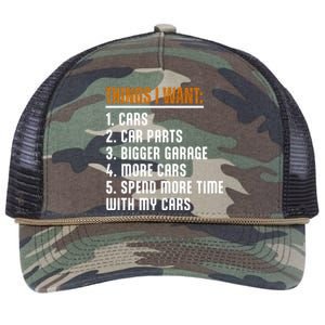 Things I Want In My Life Cars More Cars Car Retro Rope Trucker Hat Cap