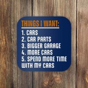 Things I Want In My Life Cars More Cars Car Coaster