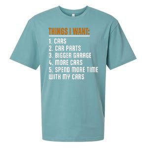 Things I Want In My Life Cars More Cars Car Sueded Cloud Jersey T-Shirt