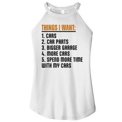 Things I Want In My Life Cars More Cars Car Women's Perfect Tri Rocker Tank