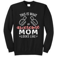 This is what an awesome mom looks like mother's day Sweatshirt