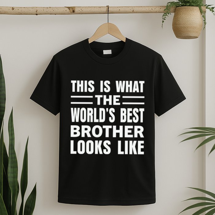 This Is What The World’s Best Brother Looks Like T-Shirt