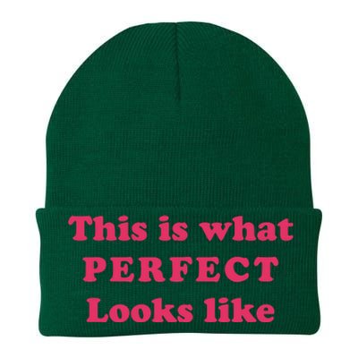 This Is What Perfect Looks Like Knit Cap Winter Beanie