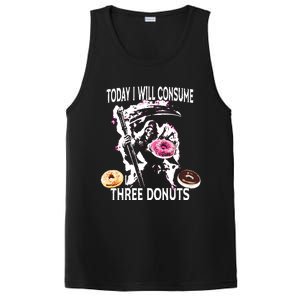 Today I Will Consume Three Donut Funny Reaper PosiCharge Competitor Tank