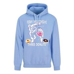 Today I Will Consume Three Donut Funny Reaper Unisex Surf Hoodie