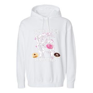 Today I Will Consume Three Donut Funny Reaper Garment-Dyed Fleece Hoodie