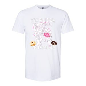 Today I Will Consume Three Donut Funny Reaper Softstyle CVC T-Shirt