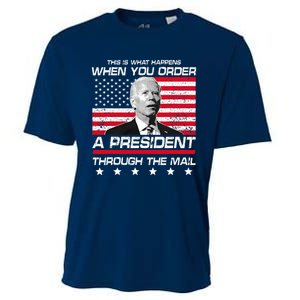 This Is What Happens When You Order A President Through Mail Cooling Performance Crew T-Shirt