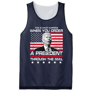 This Is What Happens When You Order A President Through Mail Mesh Reversible Basketball Jersey Tank