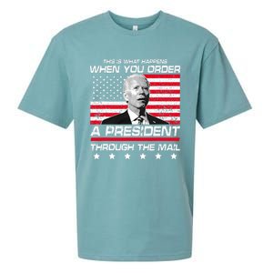 This Is What Happens When You Order A President Through Mail Sueded Cloud Jersey T-Shirt