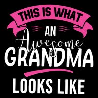 This Is What An Awesome Grandma Looks Like Grandma Gift Cooling Performance Crew T-Shirt
