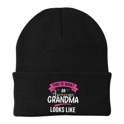This Is What An Awesome Grandma Looks Like Grandma Gift Beanie