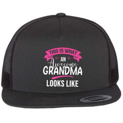 This Is What An Awesome Grandma Looks Like Grandma Gift Flatbill Hat