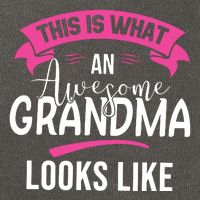 This Is What An Awesome Grandma Looks Like Grandma Gift Cotton Canvas Backpack