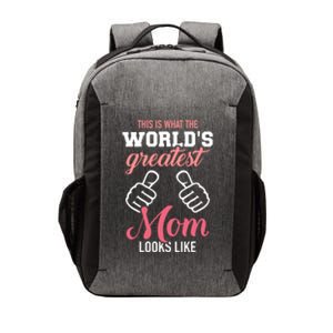 This Is What World's Greatest Mom Looks Like Mother's Day Gift Vector Backpack