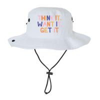 Think It Want It Get It Motivational Quote Bucket Hat