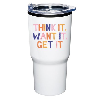 Think It Want It Get It Motivational Quote Tumbler