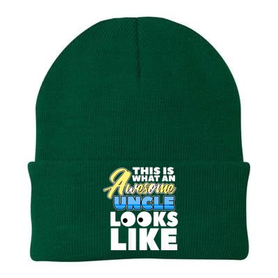 This Is What Am Awesome Uncle Looks Like Knit Cap Winter Beanie