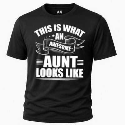 This Is What An Awesome Aunt Looks Like Auntie Niece Aunt Gift Performance Shirt
