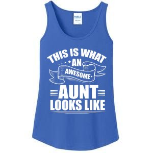 This Is What An Awesome Aunt Looks Like Auntie Niece Aunt Gift Ladies Essential Tank