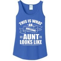 This Is What An Awesome Aunt Looks Like Auntie Niece Aunt Gift Ladies Essential Tank