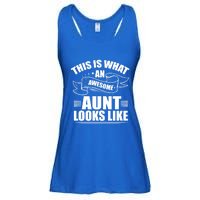 This Is What An Awesome Aunt Looks Like Auntie Niece Aunt Gift Ladies Essential Flowy Tank