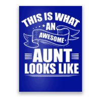 This Is What An Awesome Aunt Looks Like Auntie Niece Aunt Gift Poster