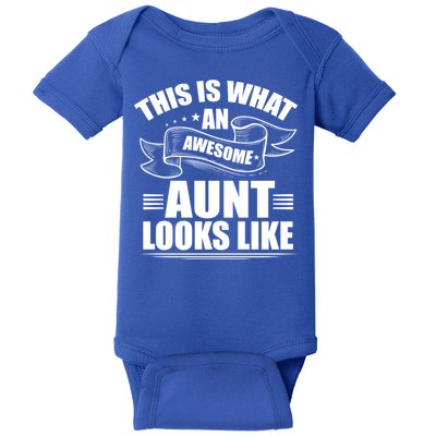This Is What An Awesome Aunt Looks Like Auntie Niece Aunt Gift Baby Bodysuit