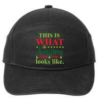 This Is What An Awesome Pickleball Player Looks Like 7-Panel Snapback Hat