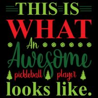 This Is What An Awesome Pickleball Player Looks Like Drawstring Bag