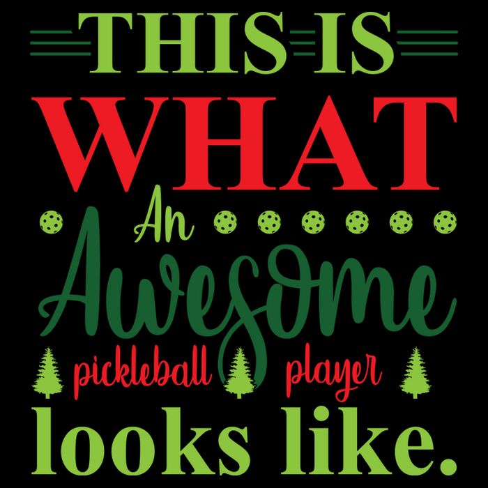 This Is What An Awesome Pickleball Player Looks Like Drawstring Bag