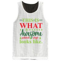 This Is What An Awesome Pickleball Player Looks Like Mesh Reversible Basketball Jersey Tank