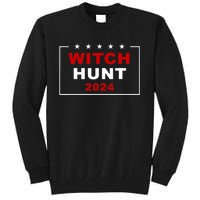 Trump Indictment Witch Hunt 2024 – Funny Quote Tall Sweatshirt