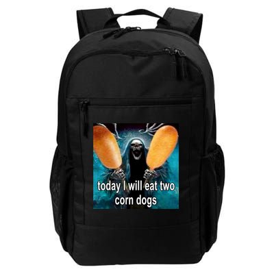 Today I Will Eat Two Corn Dogs Meme Backpack