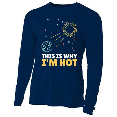 This Is Why I'm Pollution Ozone Earth Global Warming Premium Cooling Performance Long Sleeve Crew