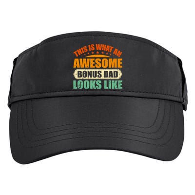 This Is What An Awesome Bonus Dad Looks Like Fathers Day Adult Drive Performance Visor