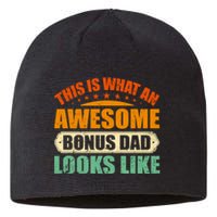 This Is What An Awesome Bonus Dad Looks Like Fathers Day Sustainable Beanie