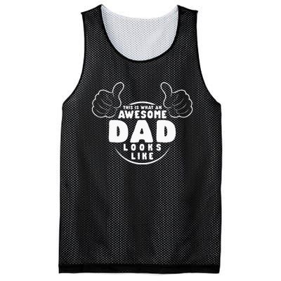 This Is What An Awesome Dad Looks Like Shirts Funny For Dad Mesh Reversible Basketball Jersey Tank