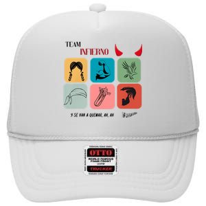 Team Infierno Wendy Guevara Team Playera Casa De Los Famosos!os High Crown Mesh Back Trucker Hat