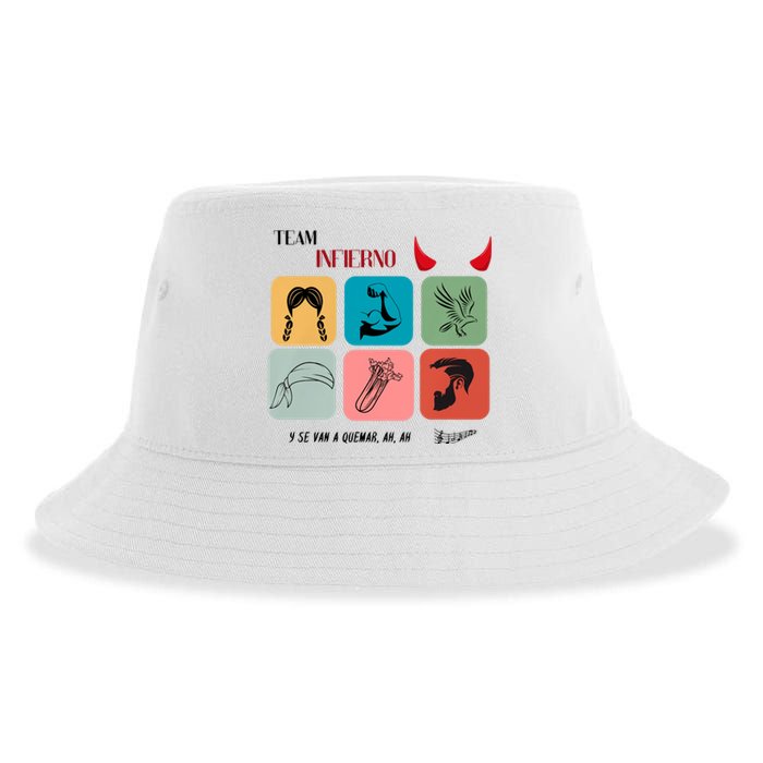 Team Infierno Wendy Guevara Team Playera Casa De Los Famosos!os Sustainable Bucket Hat