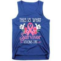 This Is What A Survivor Looks Like Breast Cancer Awareness Gift Tank Top