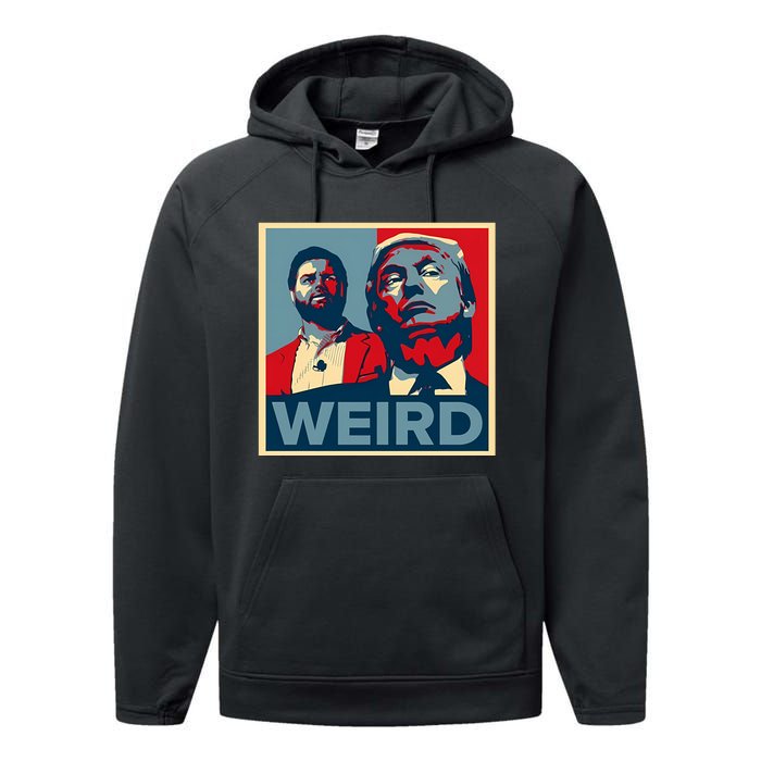 Trump Is Weird Performance Fleece Hoodie