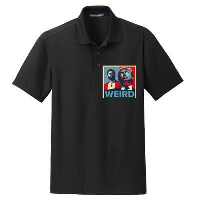 Trump Is Weird Dry Zone Grid Polo