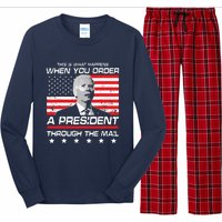 This Is What Happens When You Order A President Through Mail Long Sleeve Pajama Set