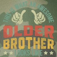 This Is What An Awesome Older Brother Looks Like Legacy Tie Dye Trucker Hat